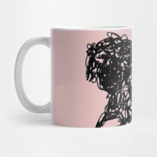 [BoutBoutBout] One Take Painting_Black Poodle "Haeduk" Mug